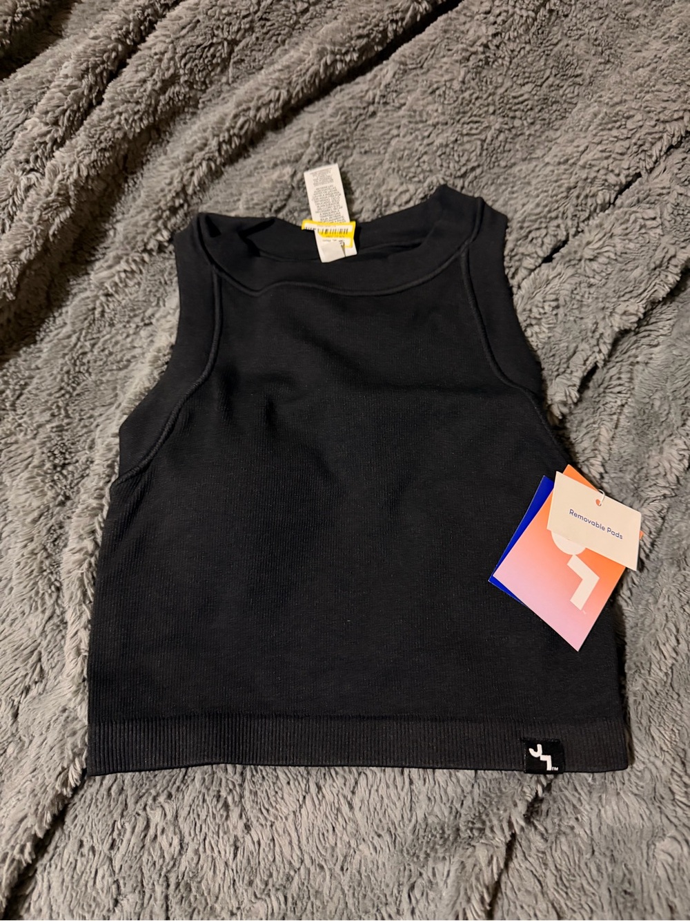 Joylab black active top sz xs nwt